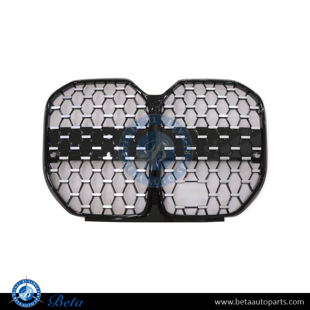 Radiator Grille M-Tek with Acc with Camera Hole Black and Chrome color for BMW 4 Series G26 2021-Up models, Part Number 51139466880 Radiator Grille M-Tek with Acc with Camera Hole Black and Chrome color for BMW 4 Series G26 2021-Up models, Part Number 51139466880
